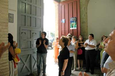 Asistentes al homenaje