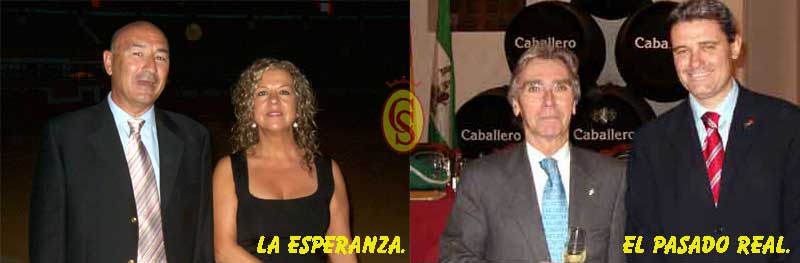 PRESIDENTES. Rafael Sestelo, Ana Alonso, Fernando Gago y Garc�a de Quiros.