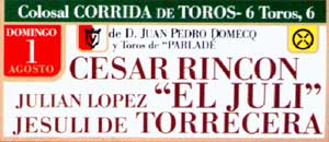 Rese�a del festejo