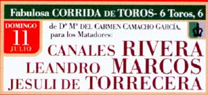 Rese�a del festejo