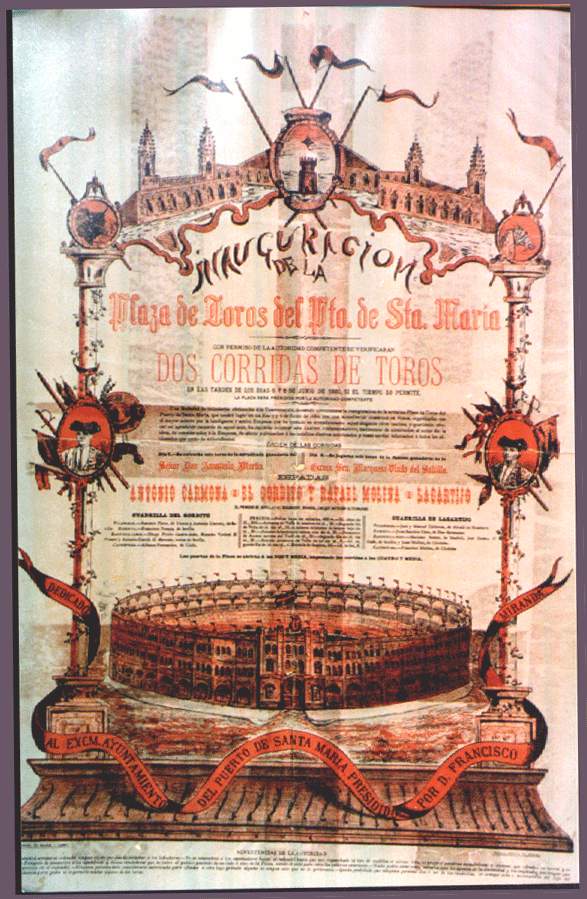 Cartel de la inaguraci�n 5 junio 1.880