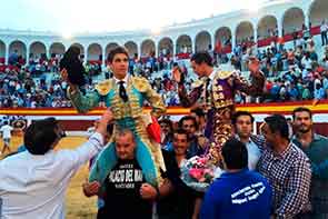 Ginés Marín y Miguel Ángel Silva ofrecen una gran tarde de toros en Zafra